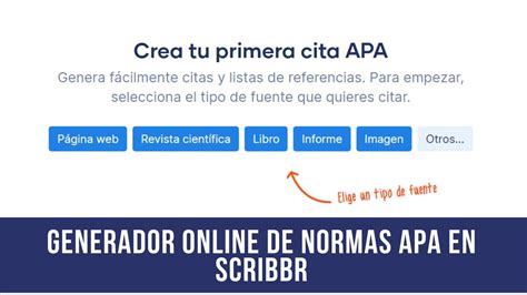 generador de cita apa|Scribbr APA